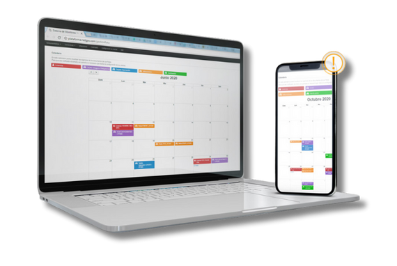 Vista de calendario