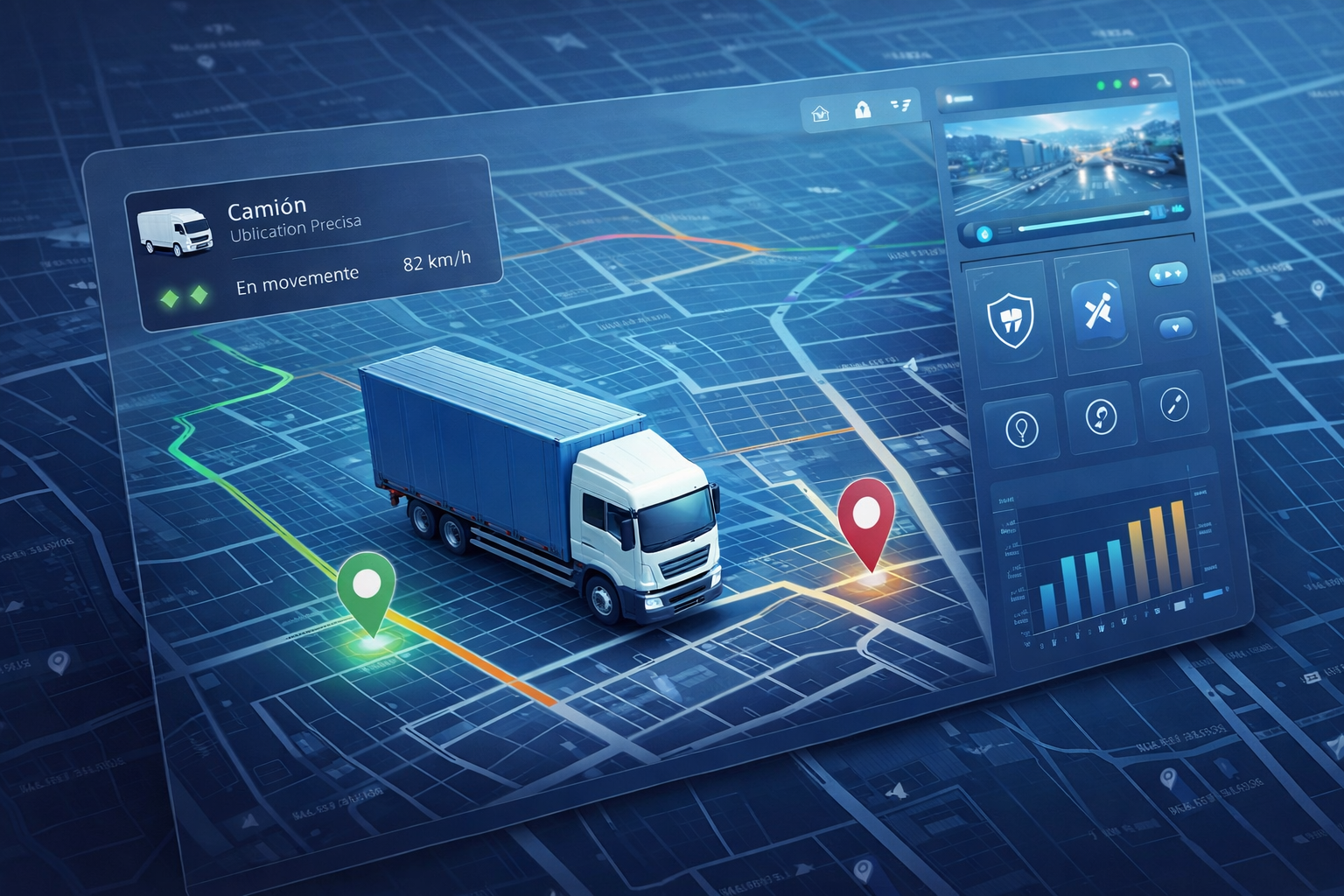 Sistema GPS y mapa digital para gestión de flotas | Zonna GPS