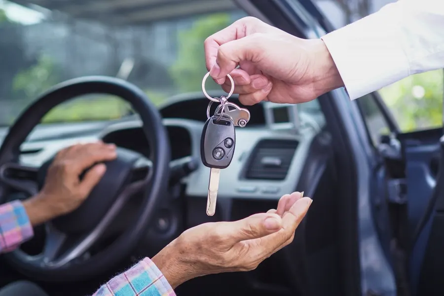 Rental vehicle